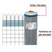 Rollo de 30 m x 1.2 m de malla mosquitera plástica gris