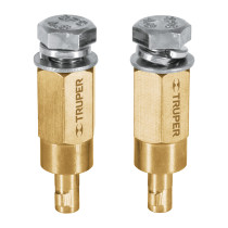 Juego de 2 adaptadores para conector rápido 5/16", TRUPER