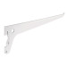 Ménsula plana blanca para cremallera sencilla, 25cm, FIERO