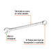 Llave combinada extralarga 5/8" x 240 mm de largo, EXPERT