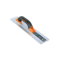 Llana de magnesio 16" borde cuadrado, mango Comfort Grip