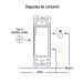Placa armada con interruptor sencillo Classic, VOLTECK