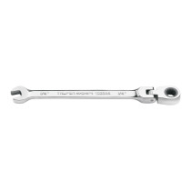 Llave combinada con matraca 1/4" flexible, EXPERT