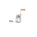 Bolsa c/4 mini abrazaderas sin fin 4, 3/8"- 5/8", TRUPER