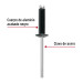 Bolsa c/50 remaches 3/16"x3/8" negros de aluminio, ala 3/8"