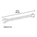 Llave combinada 10 mm x 140 mm de largo, PRETUL