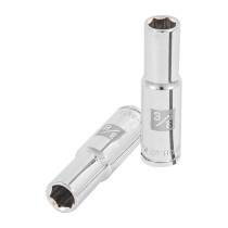 Dado largo de 3/8", 6 puntas, cuadro 3/8", TRUPER
