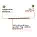 Broca para concreto de 3/8 x 6", TRUPER