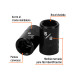 Dado de impacto de 5/8", 6 puntas cuadro 1/2", TRUPER