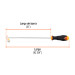 Desarmador cabinet 1/8" x 8" mango Comfort Grip, TRUPER