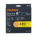Paquete con 5 discos de lija 6" grano 240, ciegos, TRUPER