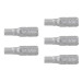 Estuche con 5 puntas hexagonales de 3/16mm largo 1", EXPERT
