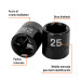 Dado de impacto de 25 mm, 6 puntas, cuadro 1/2", TRUPER
