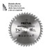 Disco sierra 7-1/4" p/madera, 40 dientes centro 5/8", PRETUL