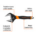 Llave ajustable (perico) 12" boca ancha Comfort Grip, EXPERT