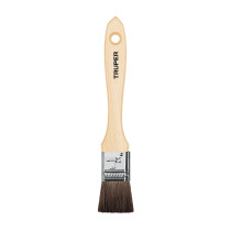 Brocha pelo de camello de 1" con mango de madera, TRUPER