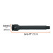 Extensión de impacto con cuadro de 3/4", largo 10", TRUPER