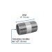 Niple de acero galvanizado 1-1/2 x 3", FOSET