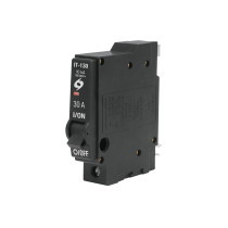 Interruptor de 1 polo 30A enchufable, a granel, VOLTECK