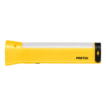 Linterna plástica de LED, 100 lm, recargable, PRETUL