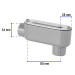 Condulet 1/2" conexión tipo LB, VOLTECK