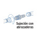 Adaptador macho de latón 1/2" para manguera, FOSET