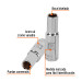 Dado largo de 12 mm, 6 puntas, cuadro 1/2", TRUPER