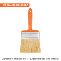 Brocha para encalar e impermeabilizar de 4", mango plástico