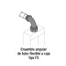 Conector curvo de 1" para tubo liquid tight, VOLTECK