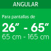 Soporte para pantallas de 26" a 65" con inclinación, VOLTECK