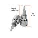 Dado punta torx T-15, cuadro 3/8", TRUPER