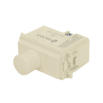 Dimmer giratorio, línea Italiana, marfil, VOLTECK