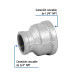 Reducción campana acero galvanizado 1-1/4" x 3/4", FOSET