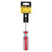 Desarmador plano 3/16 x 3" mango de PVC, PRETUL
