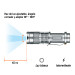 Linterna de aluminio 1 LED de 40 lm con 1 pila AA, TRUPER