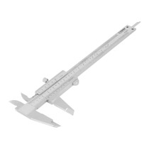Calibrador vernier analógico 6", acero inox, std y mm,TRUPER