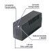 No Break 700 VA / 360 W con 6 contactos, VOLTECK