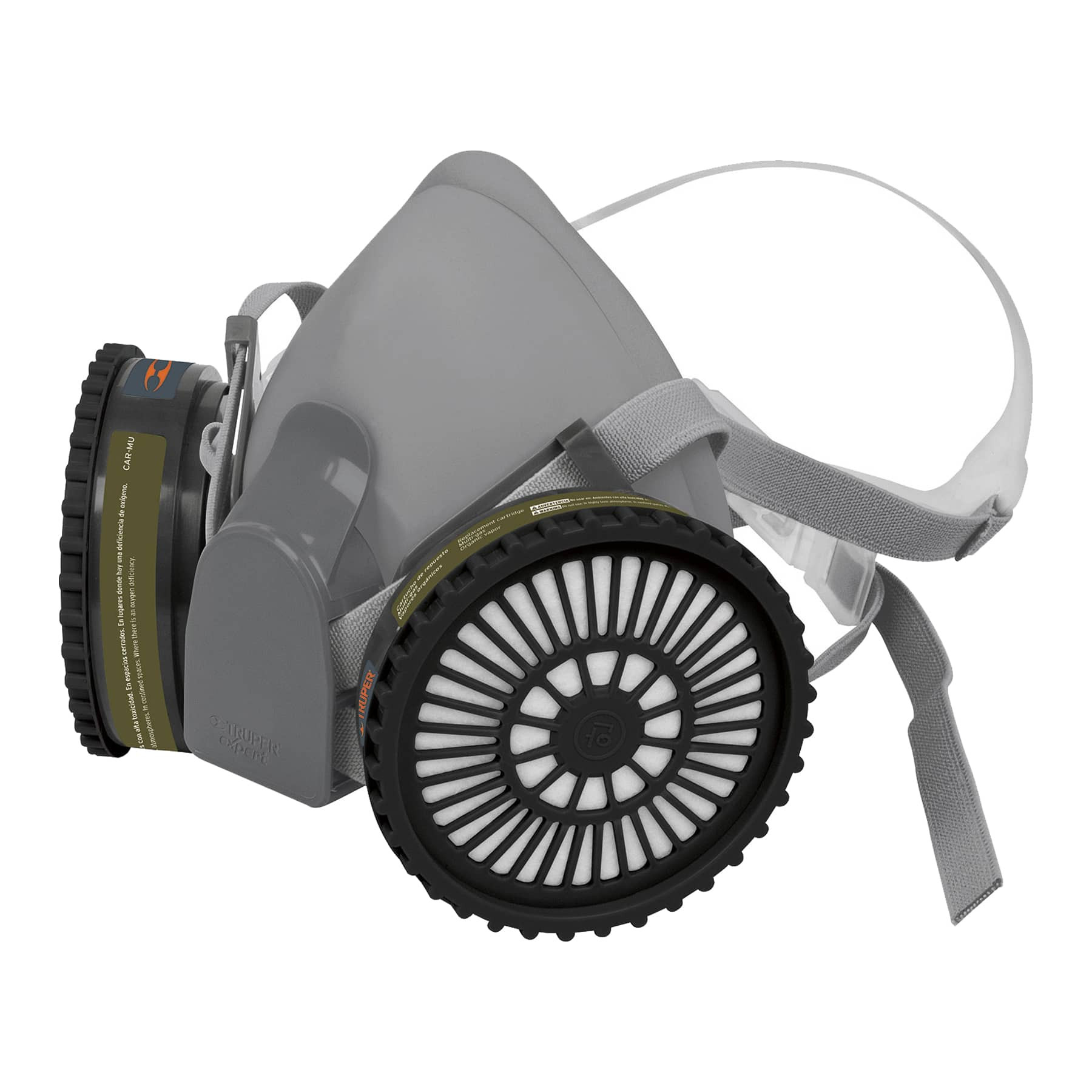 Kit respirador con cartuchos multigas, TRUPER EXPERT