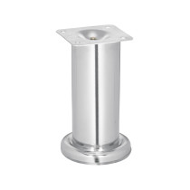 Pata para sofá y mueble, cromo, 120 mm altura, HERMEX