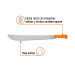 Machete estándar 20" cacha naranja remachada, TRUPER