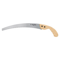 Serrucho de poda 14",hoja curva,6 DPP, mango madera, TRUPER