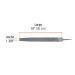 Lima plana bastarda 14", TRUPER