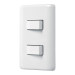 Placa armada con 2 interruptores sencillos, VOLTECK BASIC