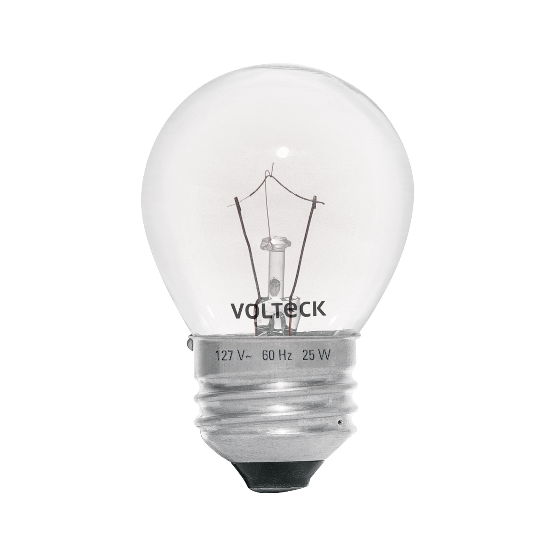 Foco incandescente 25W para horno/refrigerador, transparente