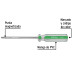 Desarmador punta Torx T 25 mango de PVC, PRETUL