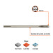 Cincel hueco para acanalado SDS max 7/8" x 16", TRUPER