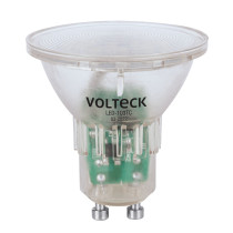 Lámpara trans. de LED 3 W MR16 base GU10 luz cálida, blíster