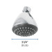 Regadera redonda 3-1/4", ABS, sin brazo, cromo, AERO