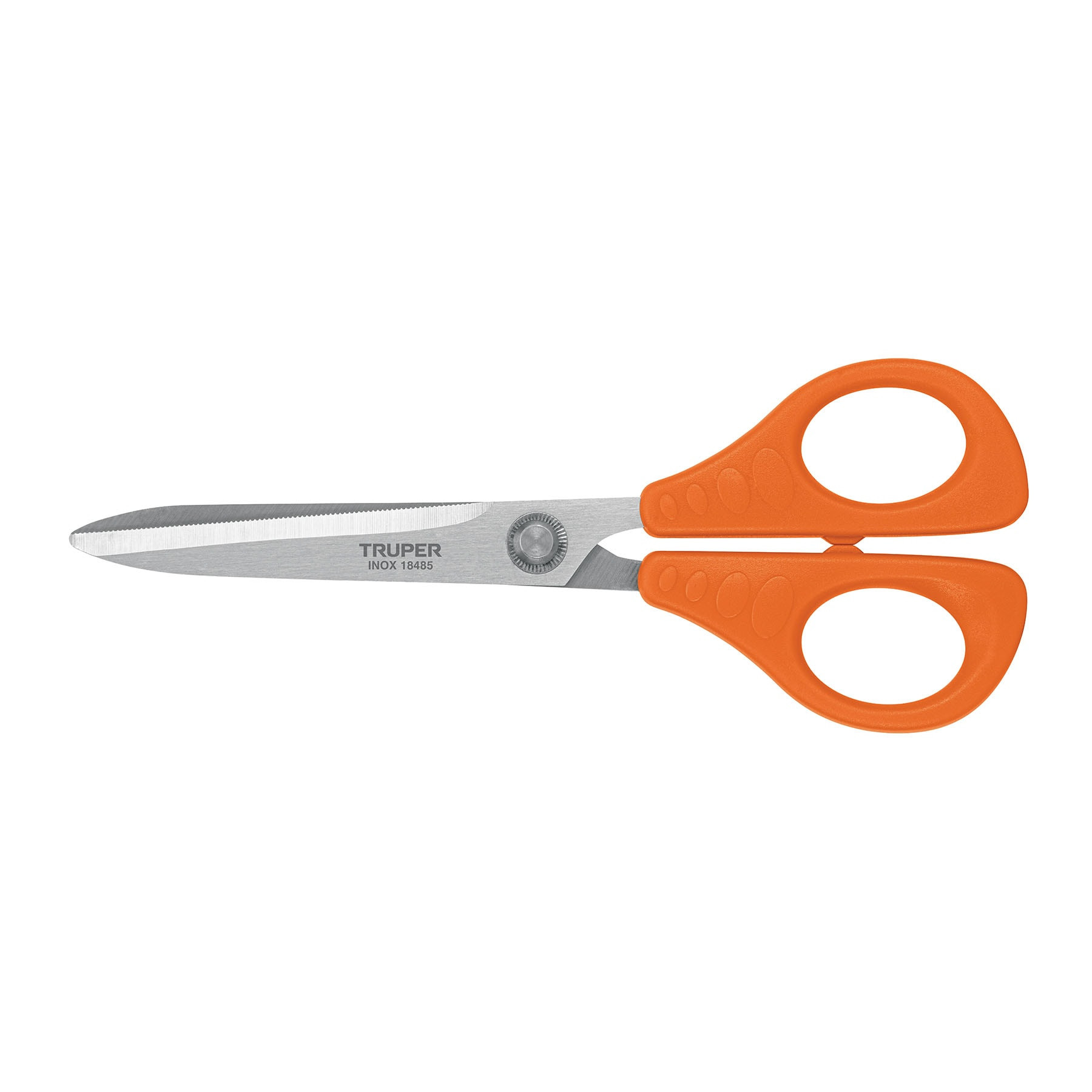 Tijera 8" para oficina, de acero inoxidable, TRUPER