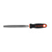 Lima plana bastarda 6" con mango Comfort Grip, TRUPER